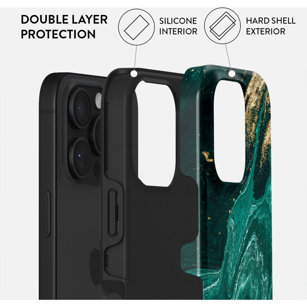 Burga Tough Case Apple iPhone 16 Pro - Emerald Pool