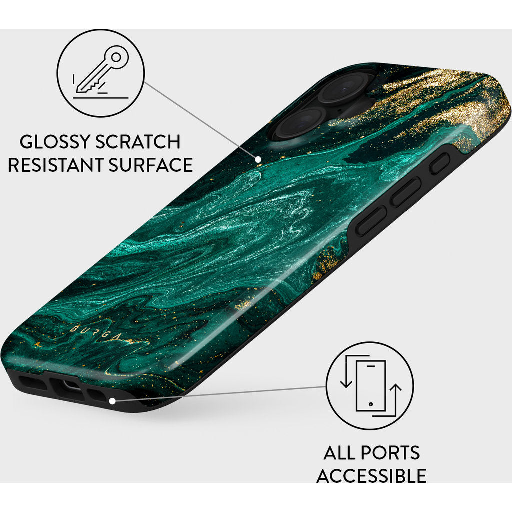 Burga Tough Case Apple iPhone 16 - Emerald Pool