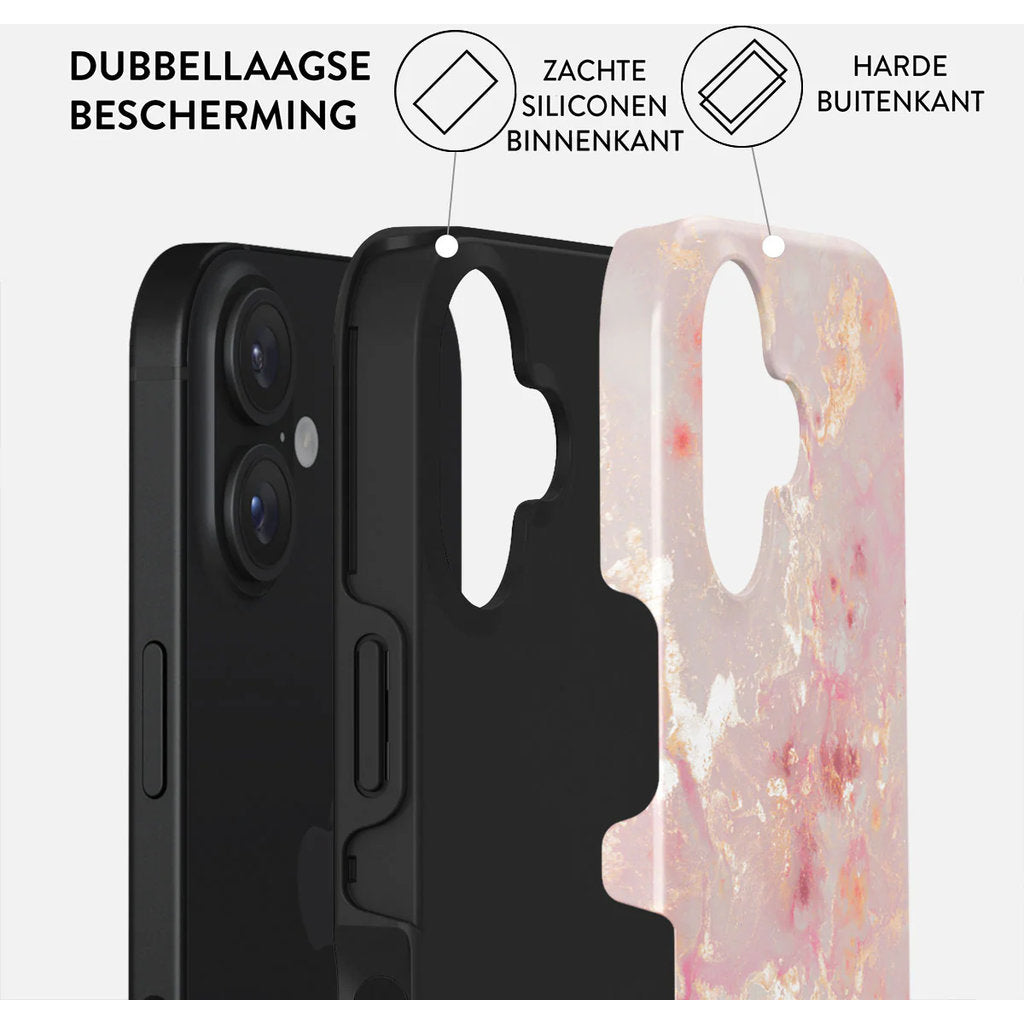 Burga Tough Case Apple iPhone 16 - Golden Coral