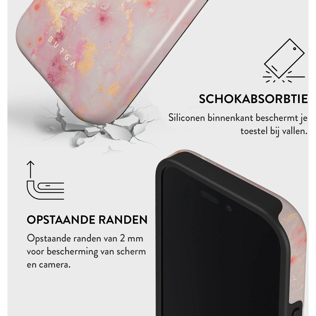 Burga Tough Case Apple iPhone 16 - Golden Coral