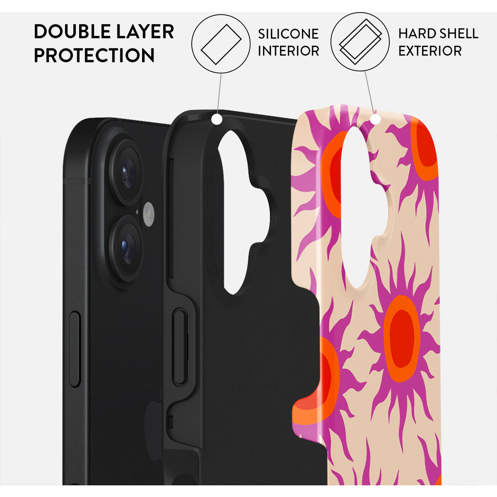Burga Tough Case Apple iPhone 16 - Sunset Glow