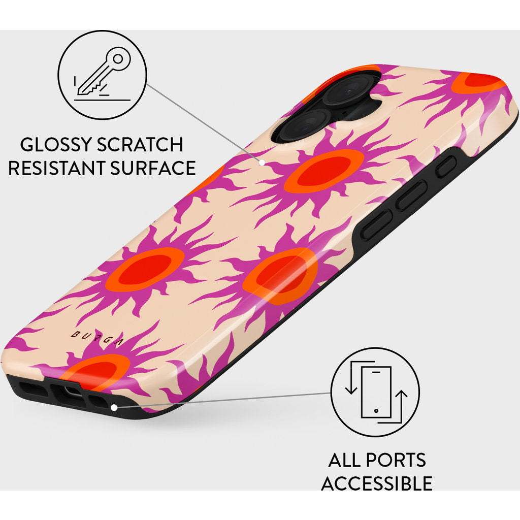 Burga Tough Case Apple iPhone 16 - Sunset Glow