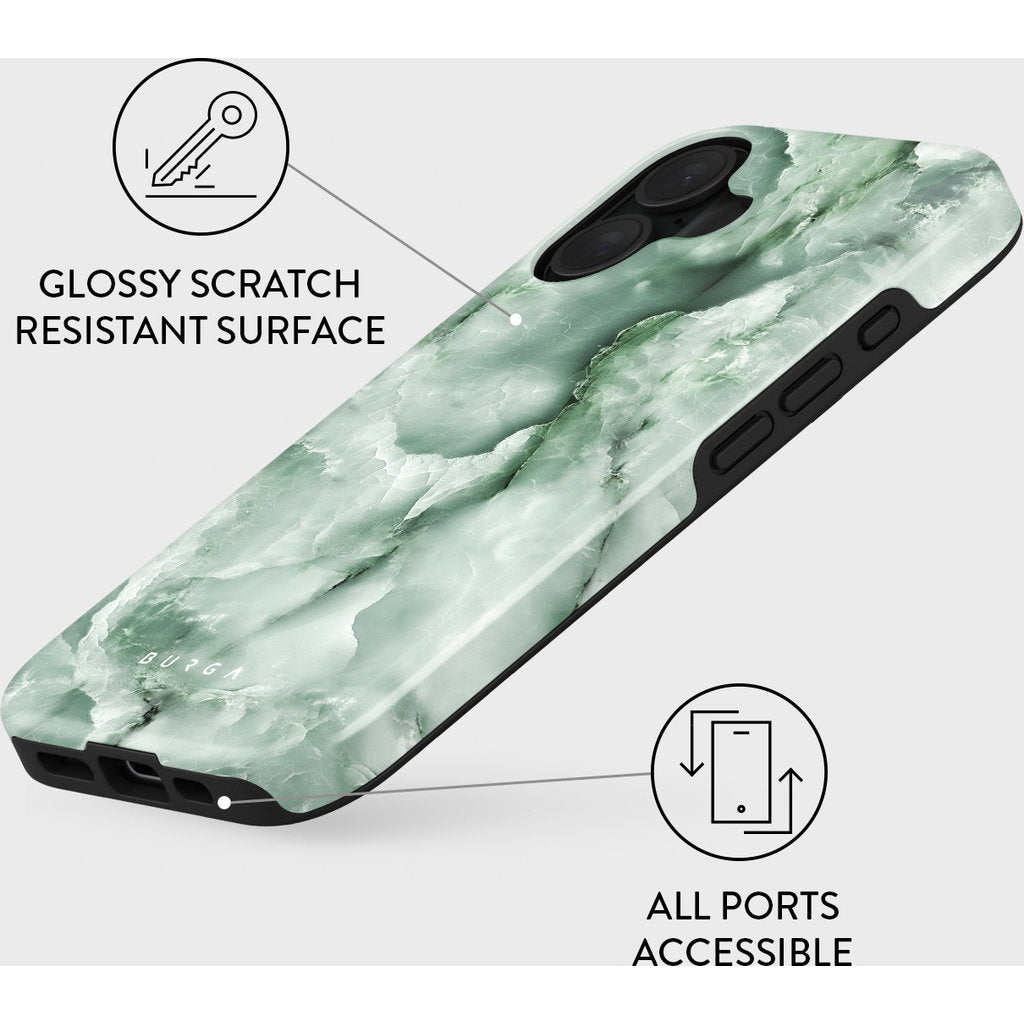 Burga Tough Case Apple iPhone 16 - Pistachio Cheesecake