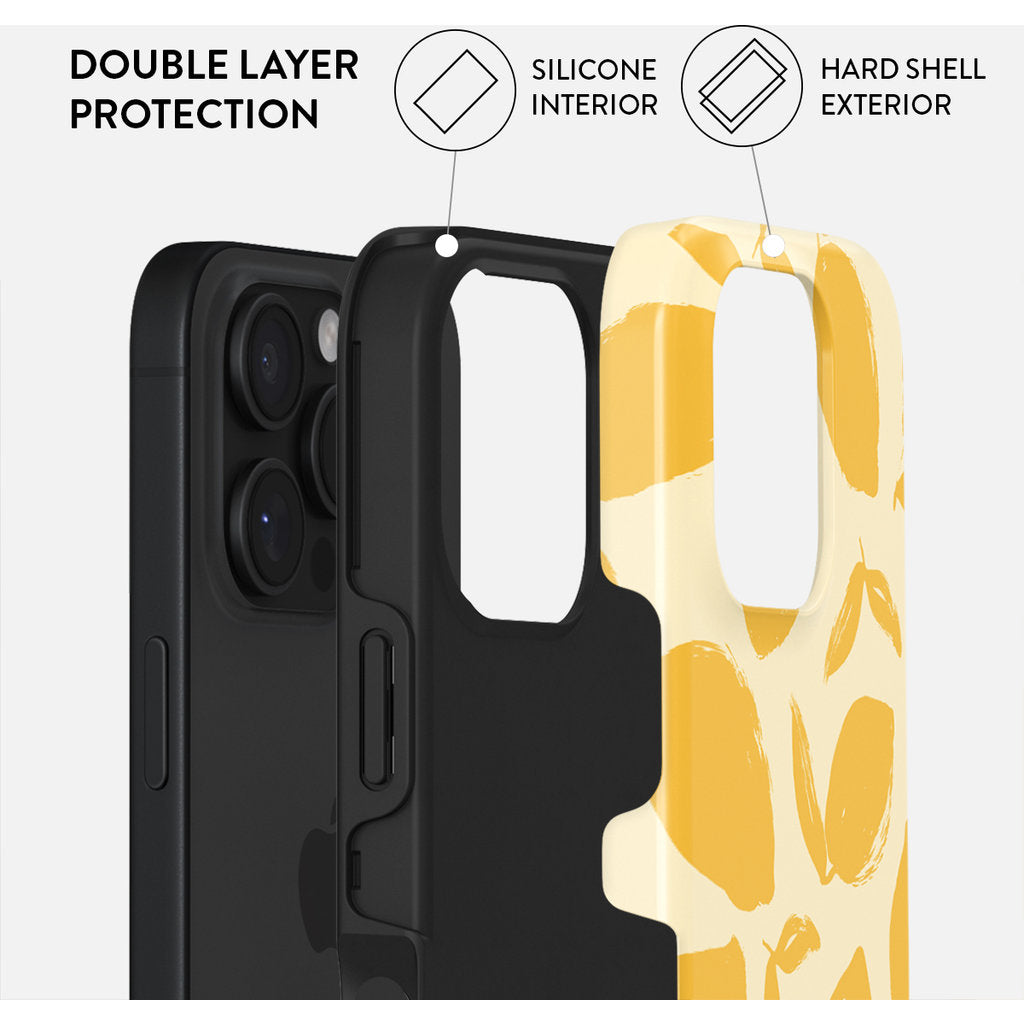 Burga Tough Case Apple iPhone 16 Pro - Lemon Tart