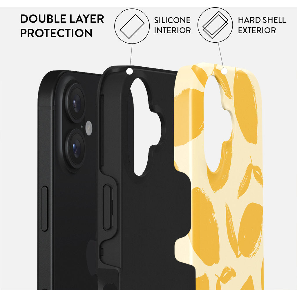 Burga Tough Case Apple iPhone 16 Plus - Lemon Tart