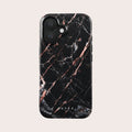 Burga Tough Case Apple iPhone 16 - Rose Gold Marble