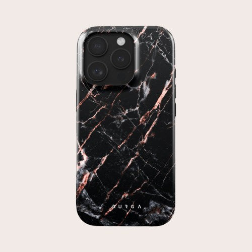 Burga Tough Case Apple iPhone 16 Pro - Rose Gold Marble