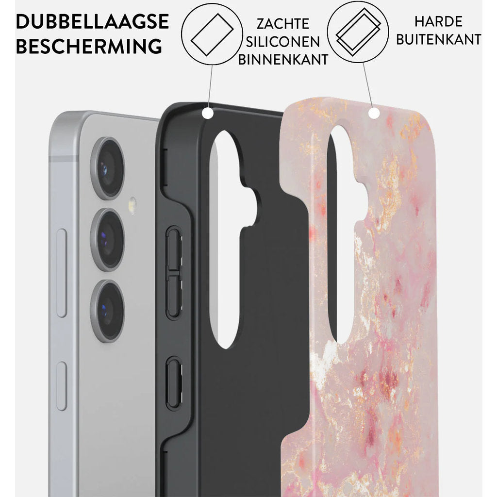 Burga Tough Case Samsung Galaxy S24 FE - Golden Coral