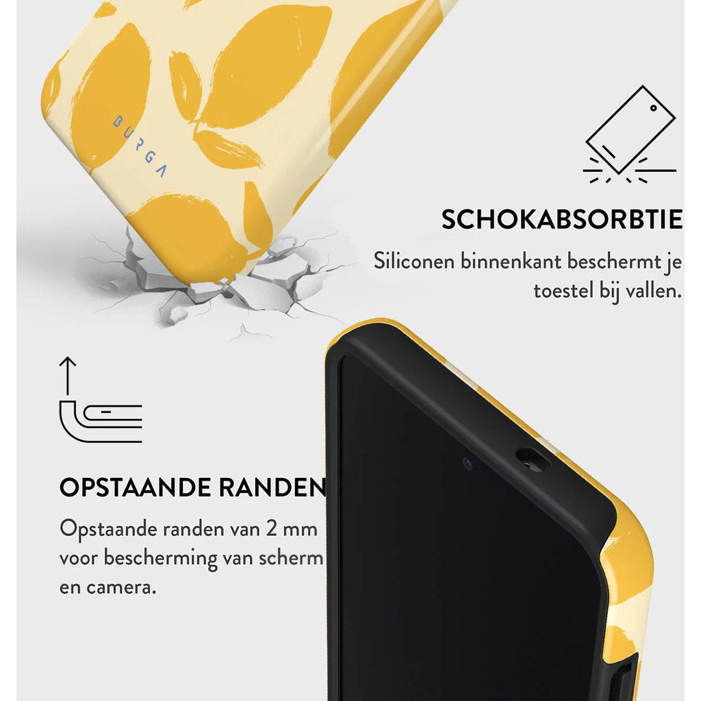 Burga Tough Magsafe Case Samsung Galaxy S25 - Lemon Tart