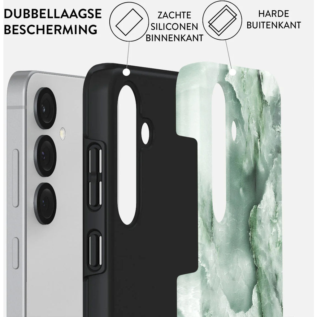 Burga Tough Case Samsung Galaxy S25 - Pistachio Cheesecake