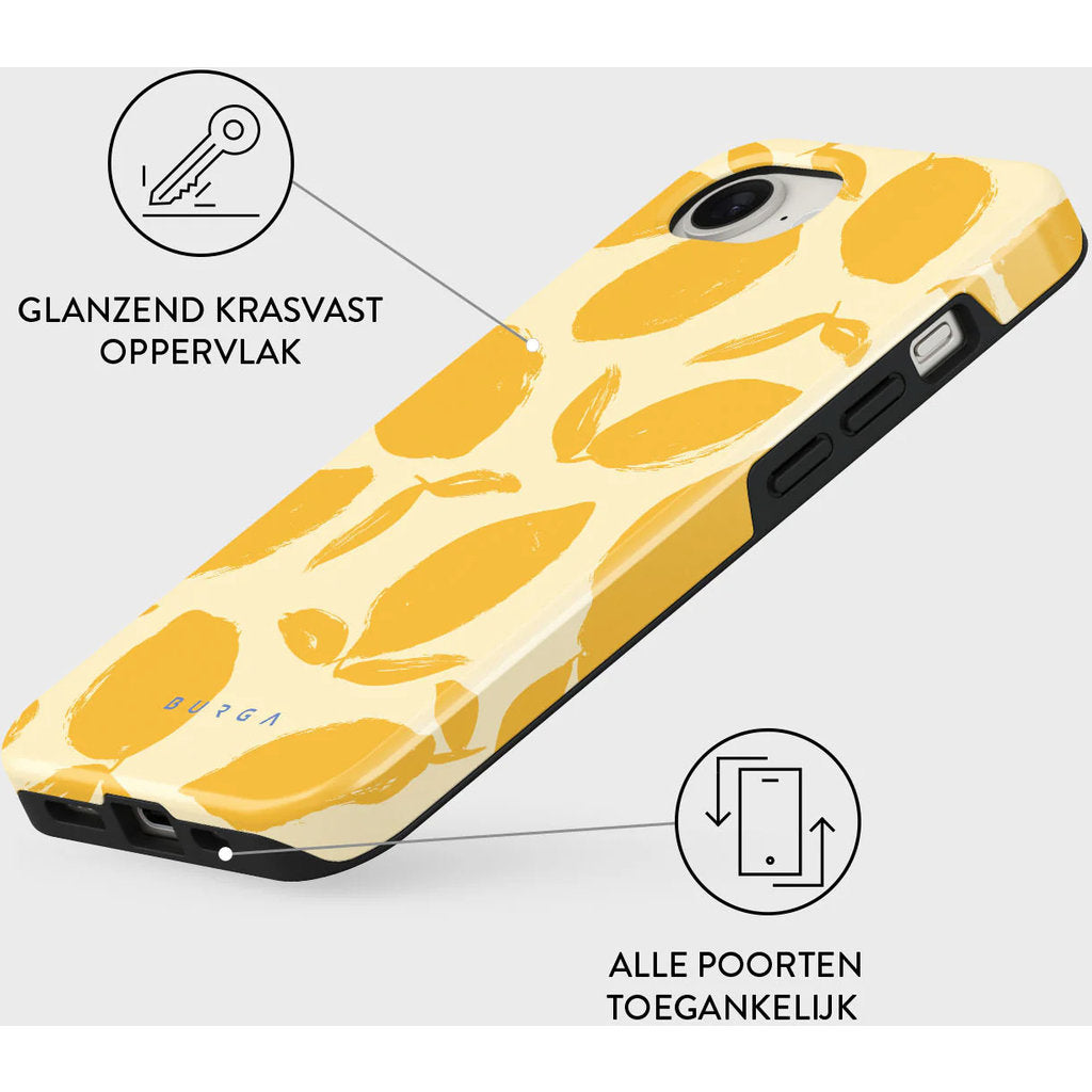 Burga Tough Case Apple iPhone 16e - Lemon Tart