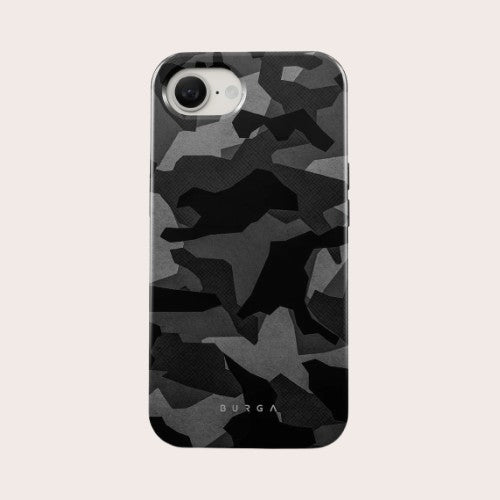 Burga Tough Case Apple iPhone 16e - Night Black Camo