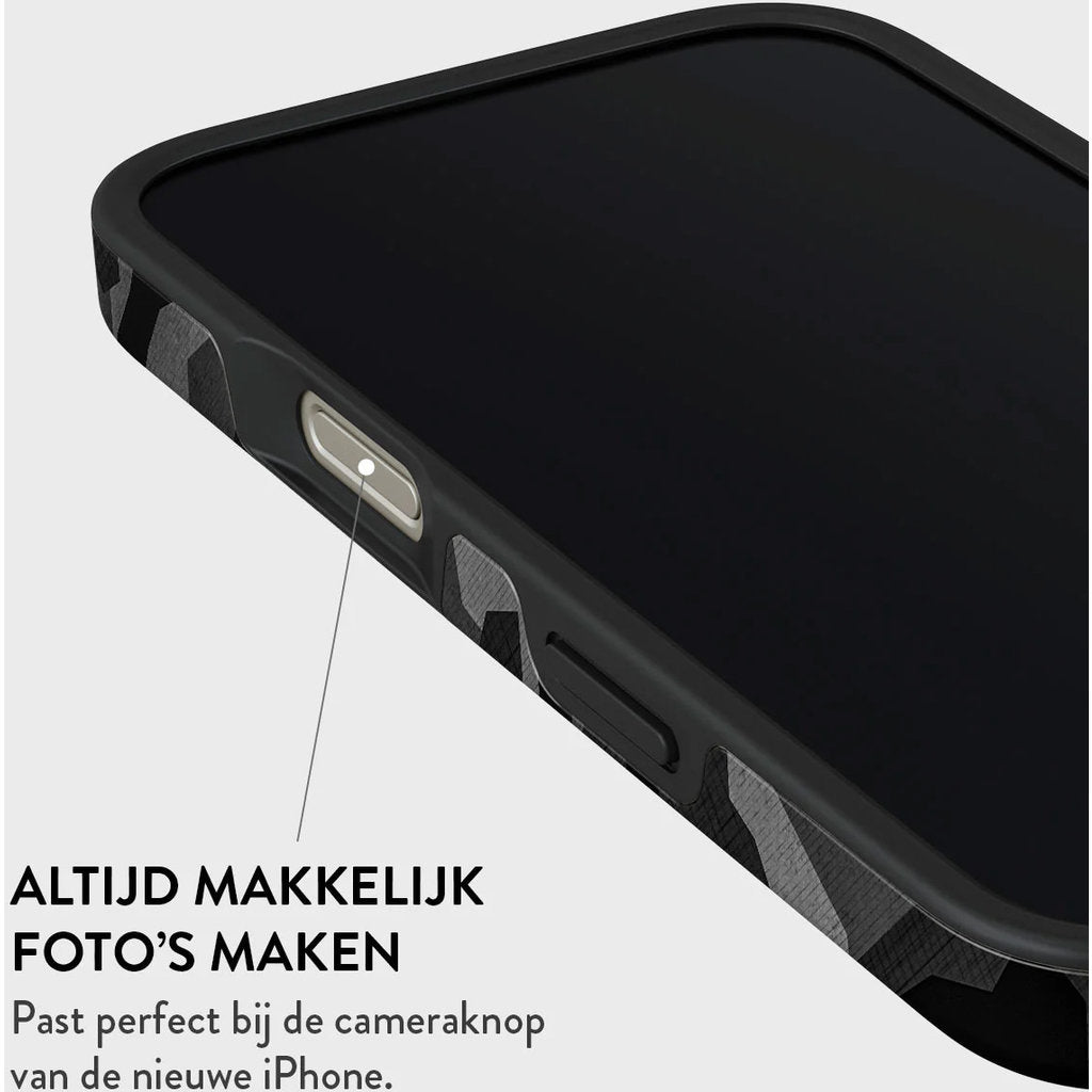 Burga Tough Case Apple iPhone 16 Pro - Night Black Camo