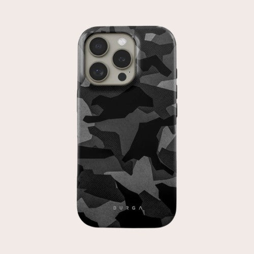 Burga Tough Case Apple iPhone 16 Pro - Night Black Camo