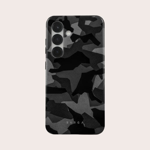 Burga Tough Case Samsung Galaxy S25 - Night Black Camo