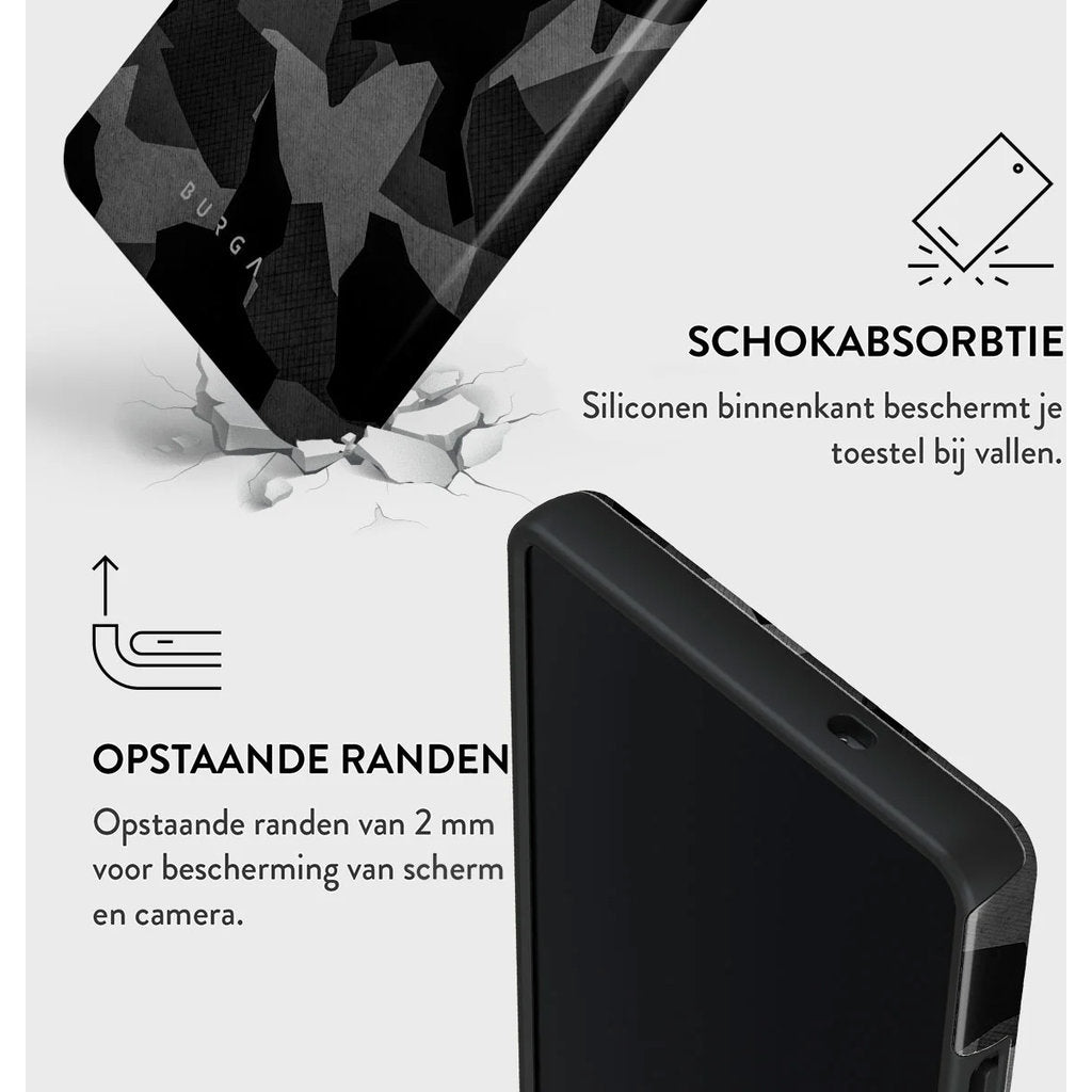 Burga Tough Case Samsung Galaxy S25 Ultra - Night Black Camo