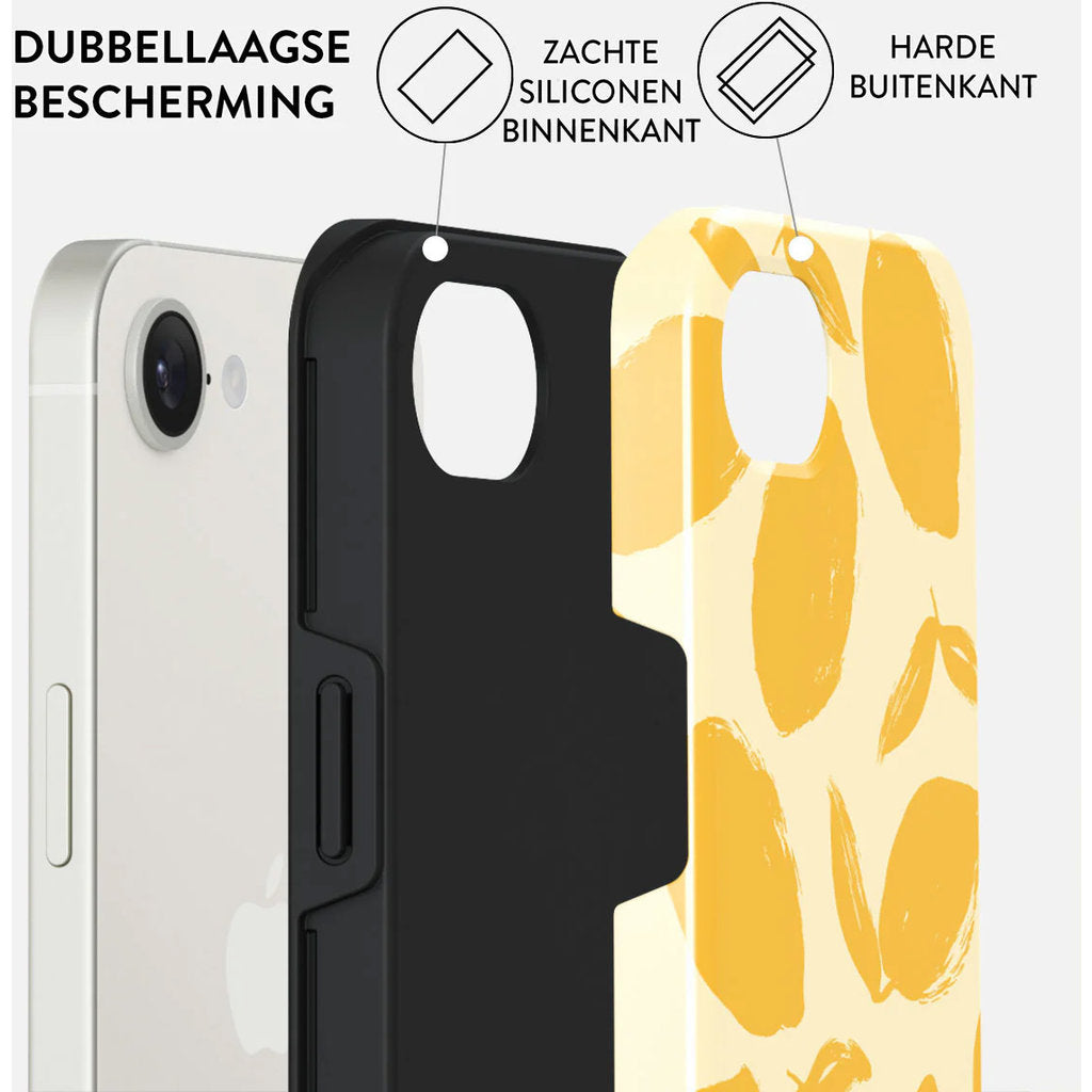 Burga Tough MagSafe Case Apple iPhone 16e - Lemon Tart