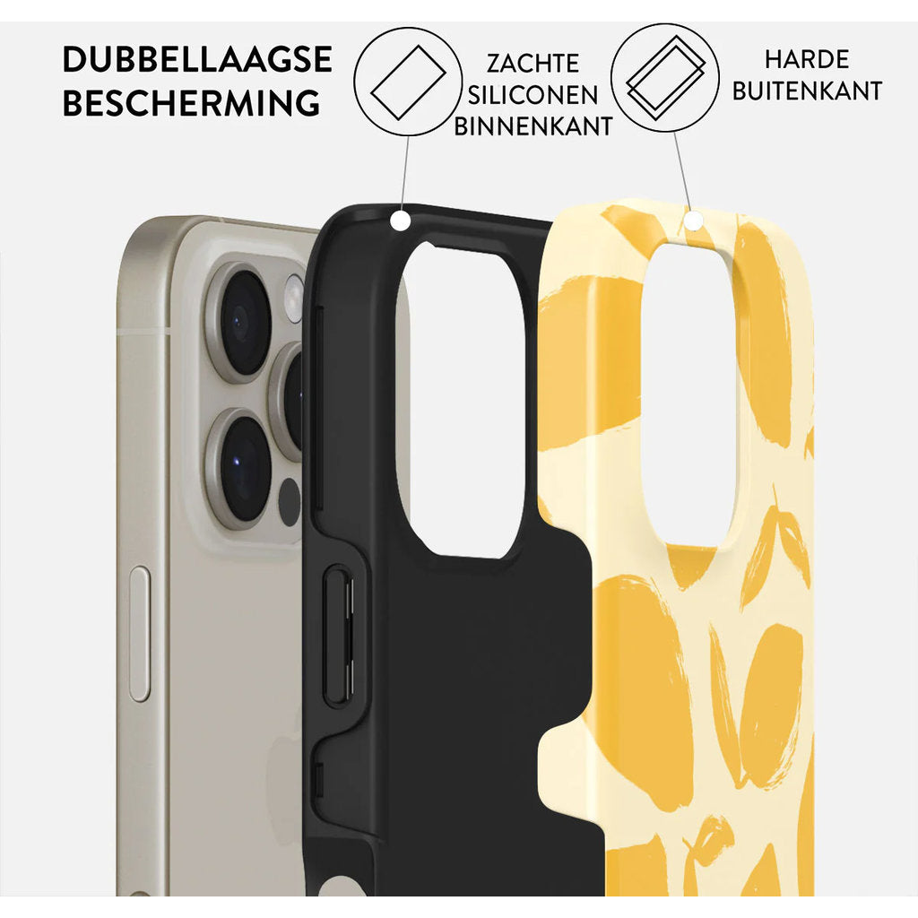 Burga Tough MagSafe Case Apple iPhone 16 Pro - Lemon Tart