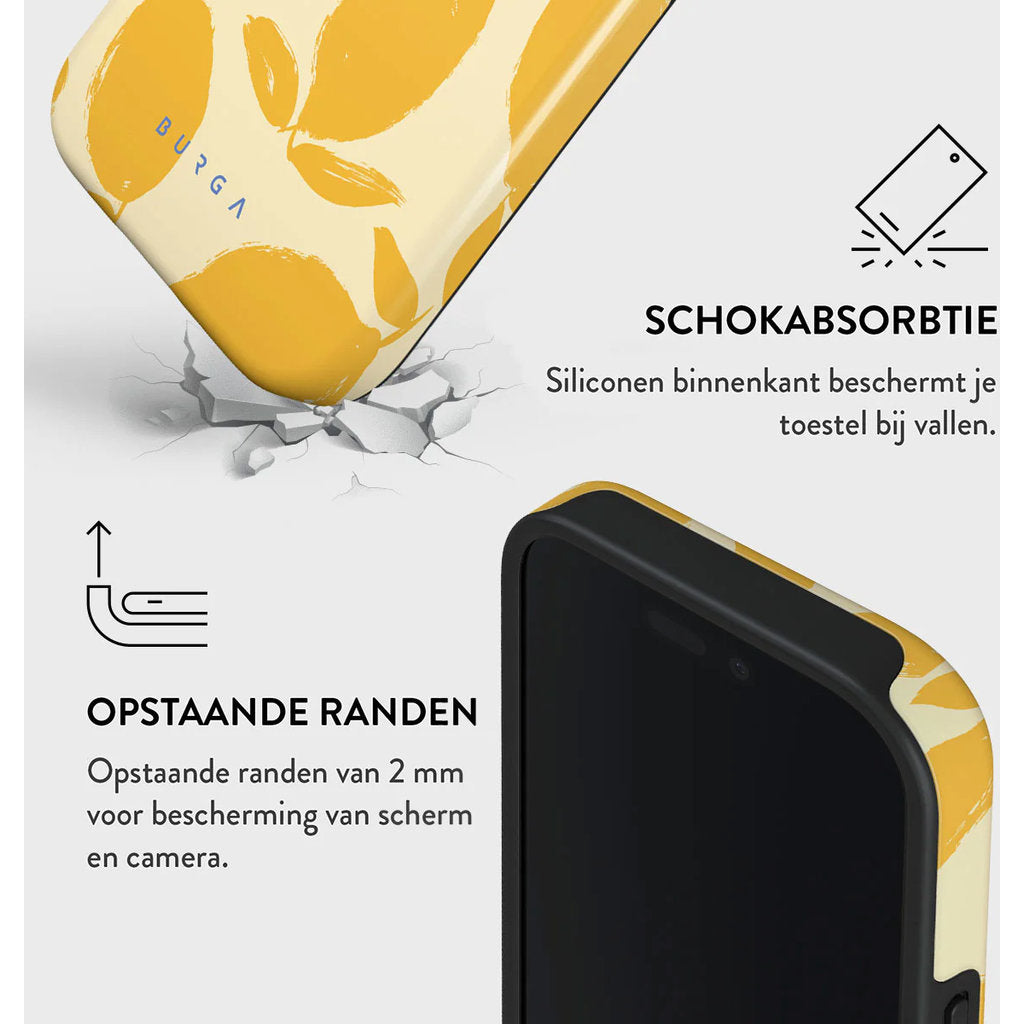 Burga Tough MagSafe Case Apple iPhone 16 Pro - Lemon Tart