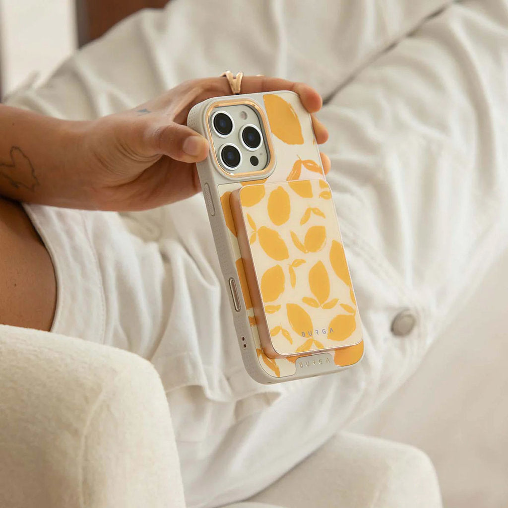 Burga SLIM Magnetic Powerbank 5000 mAh Gold - Lemon Tart