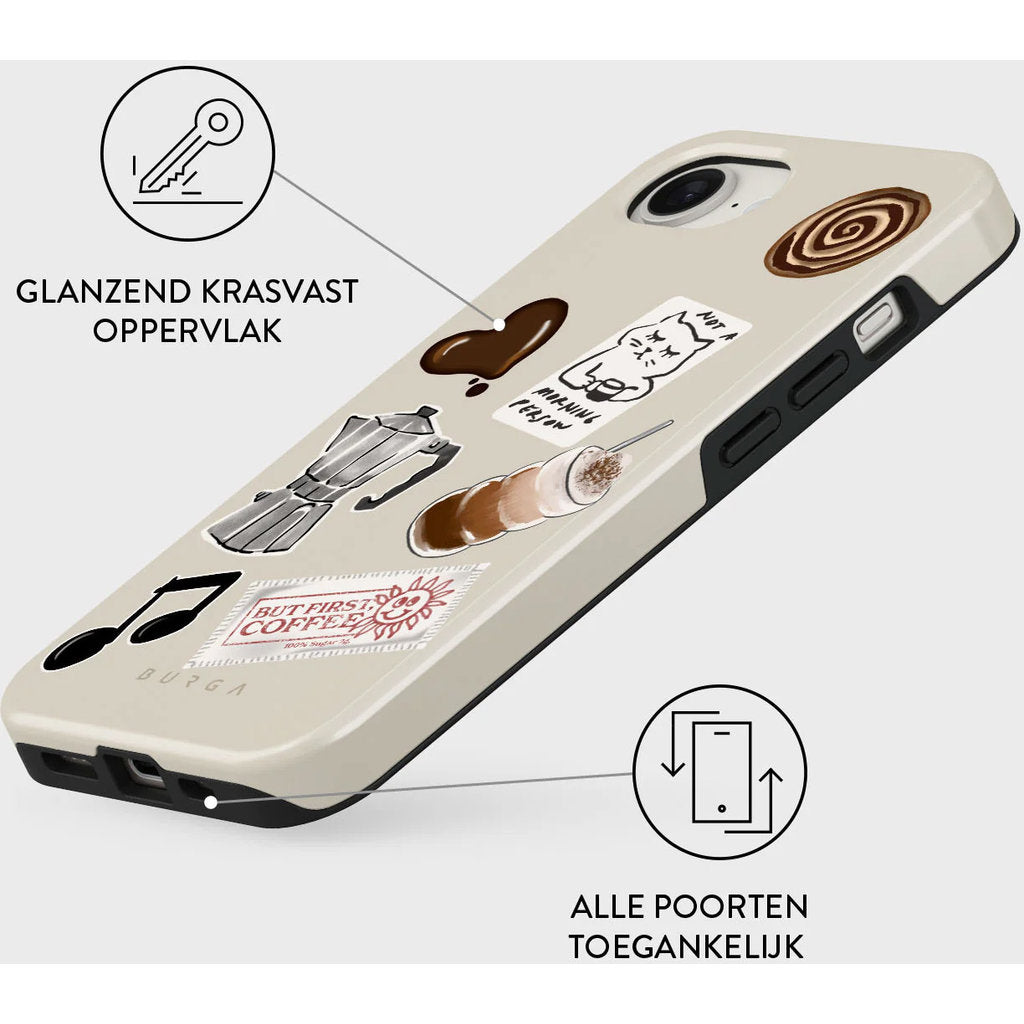 Burga Tough Case Apple iPhone 16e - Oat Milk Please