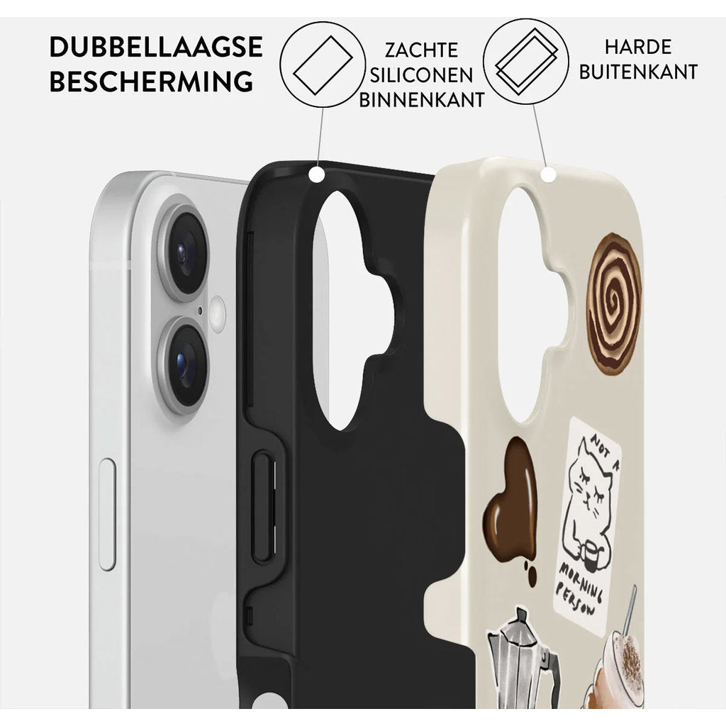 Burga Tough Case Apple iPhone 16 - Oat Milk Please