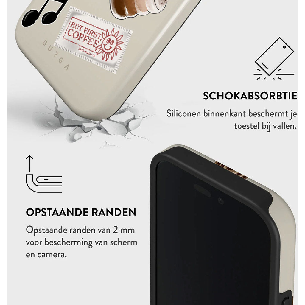Burga Tough Case Apple iPhone 16 - Oat Milk Please