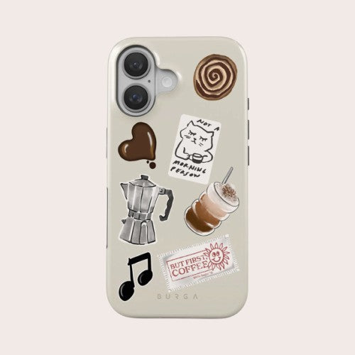 Burga Tough Case Apple iPhone 16 - Oat Milk Please