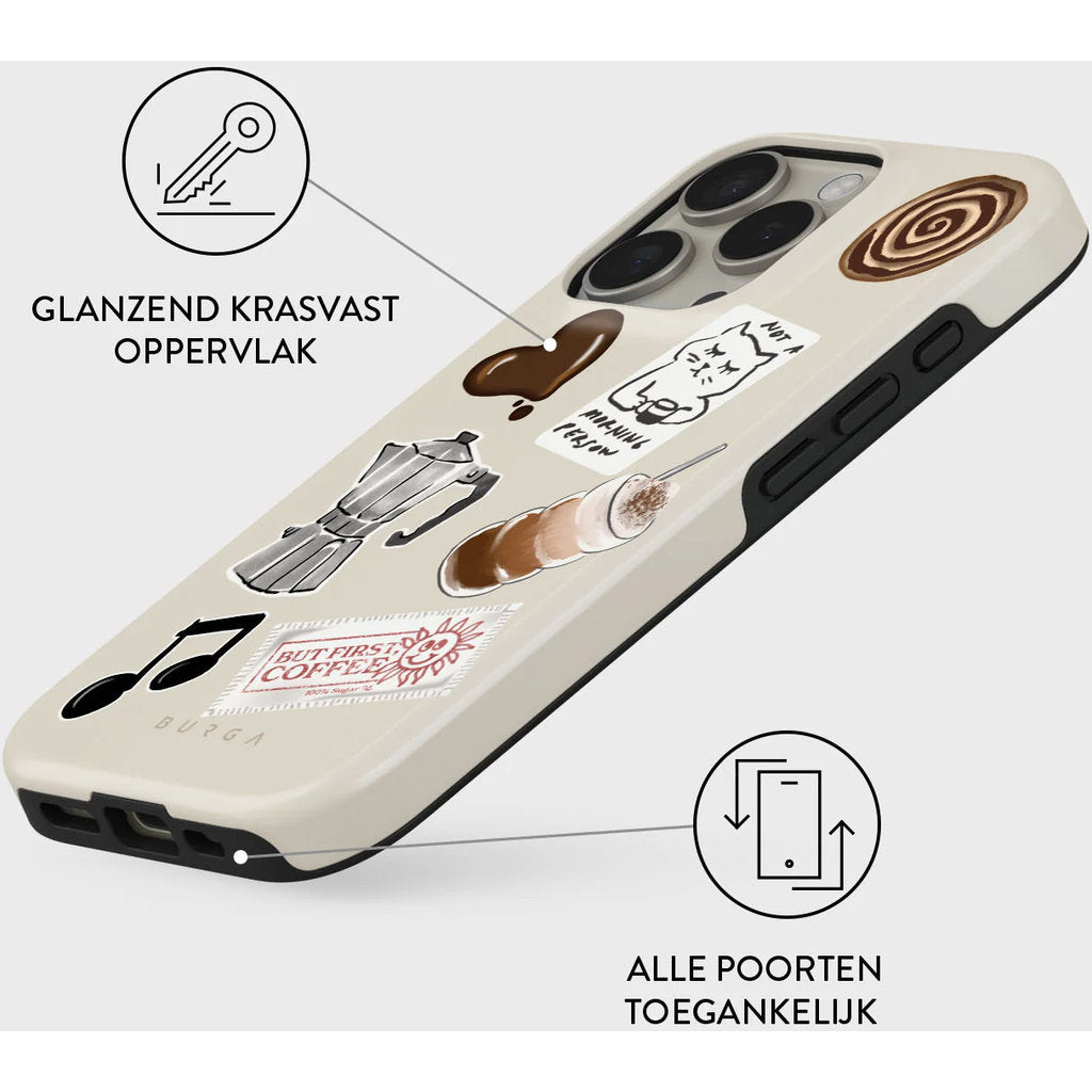 Burga Tough Case Apple iPhone 16 Pro - Oat Milk Please