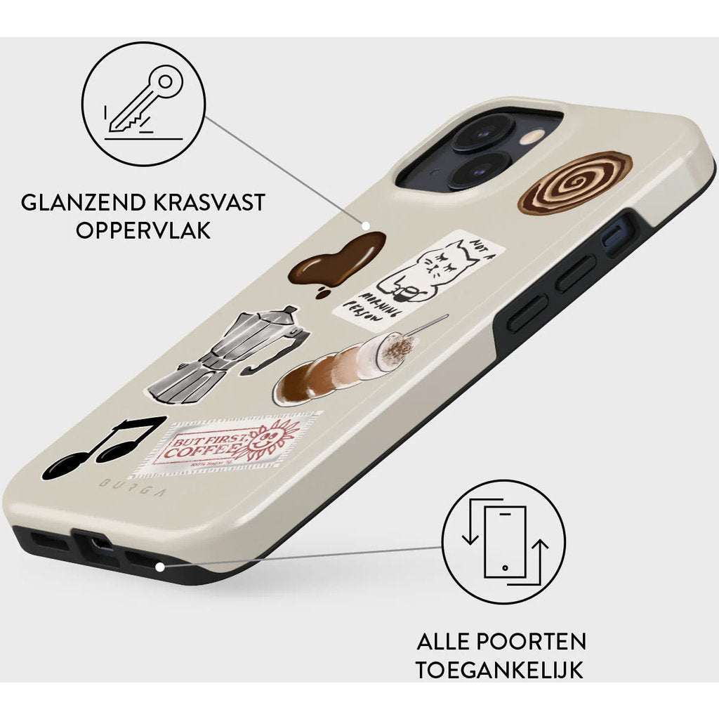 Burga Tough Case Apple iPhone 15 - Oat Milk Please