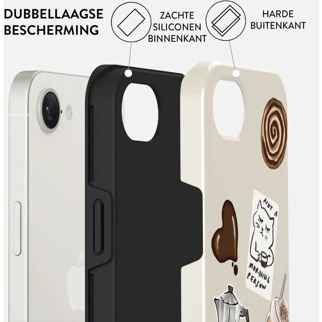 Burga Tough MagSafe Case Apple iPhone 16e - Oat Milk Please