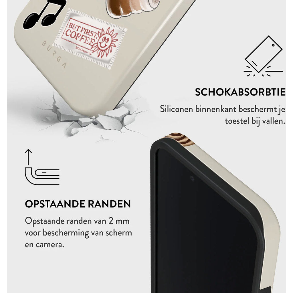 Burga Tough MagSafe Case Apple iPhone 16e - Oat Milk Please