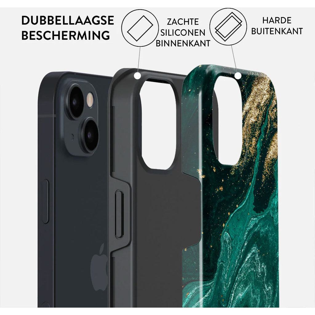 Burga Tough MagSafe Case Apple iPhone 15 - Emerald Pool