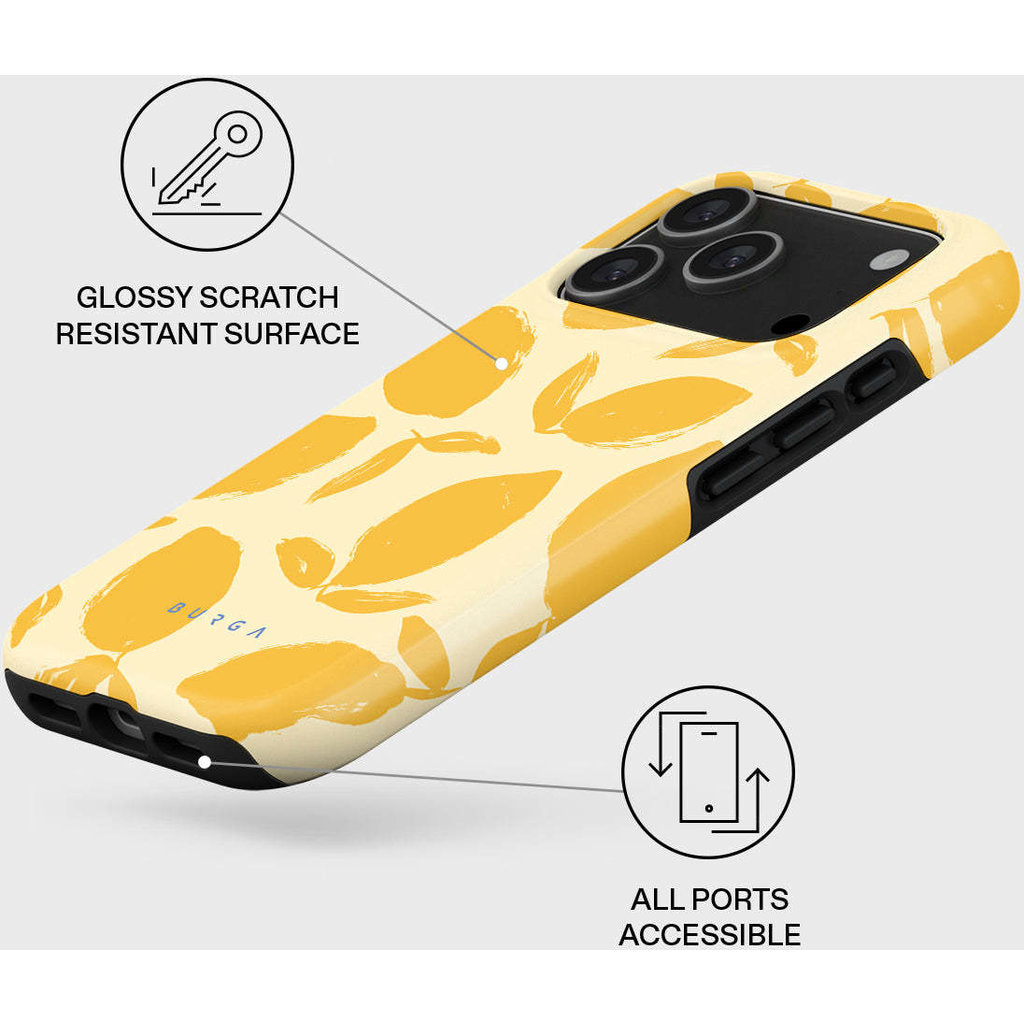Burga Tough MagSafe Case Apple iPhone 17 Pro - Lemon Tart