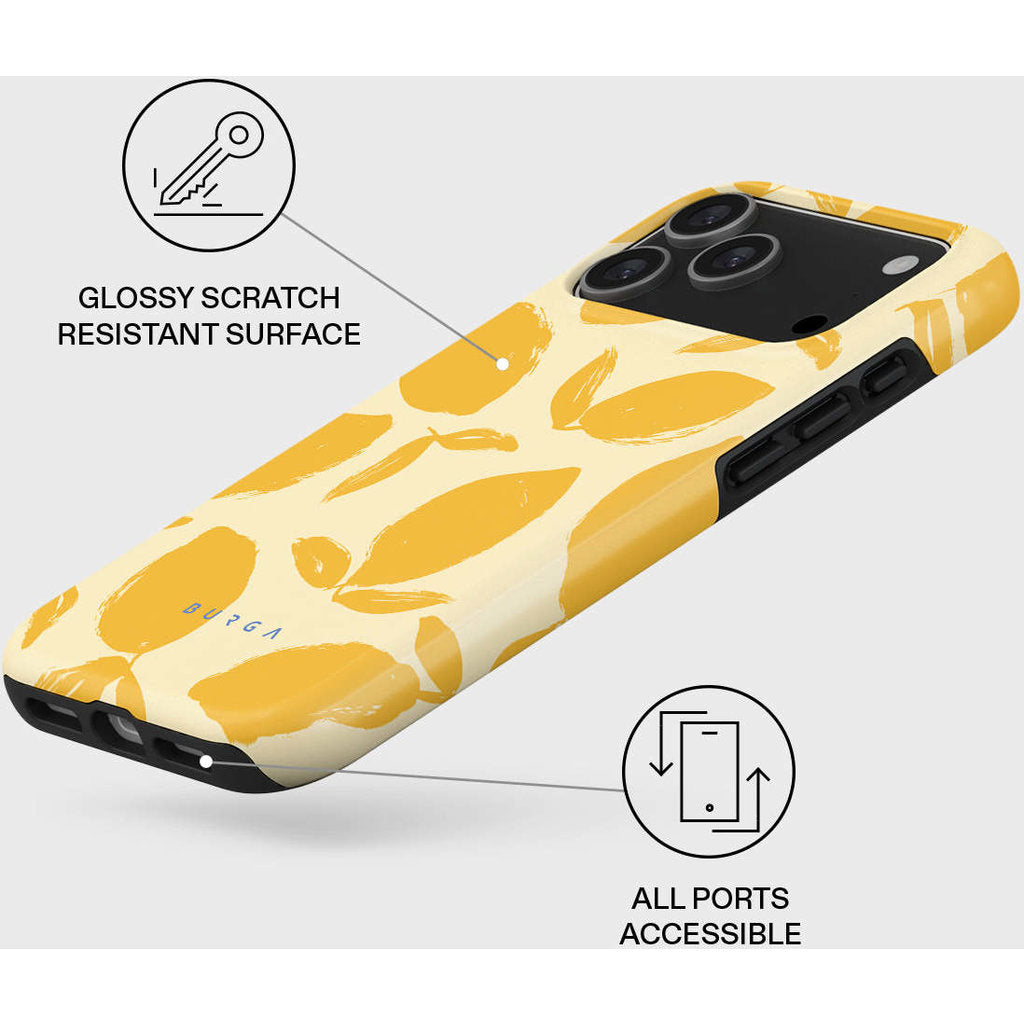 Burga Tough MagSafe Case Apple iPhone 17 Pro Max - Lemon Tart