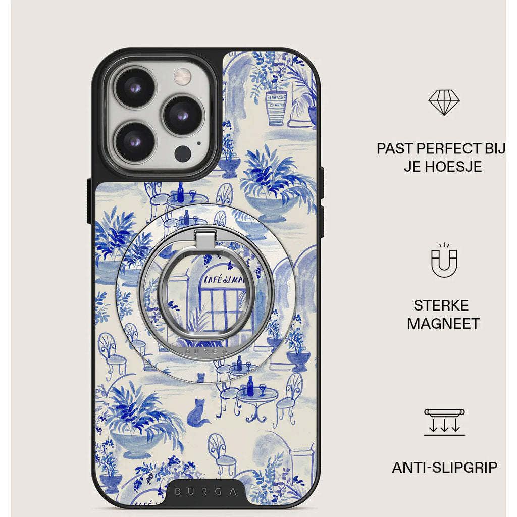 Burga MagSafe Ring Holder Silver - Sobremesa