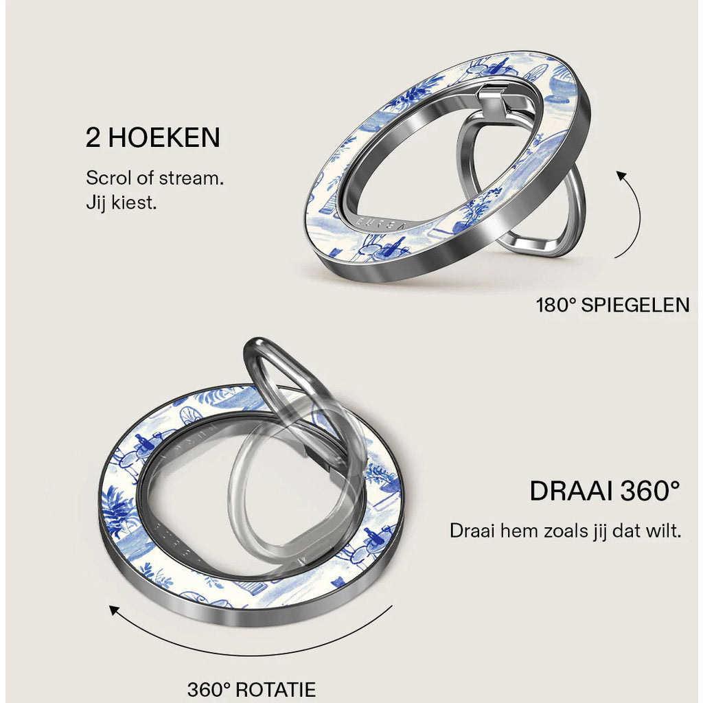 Burga MagSafe Ring Holder Silver - Sobremesa