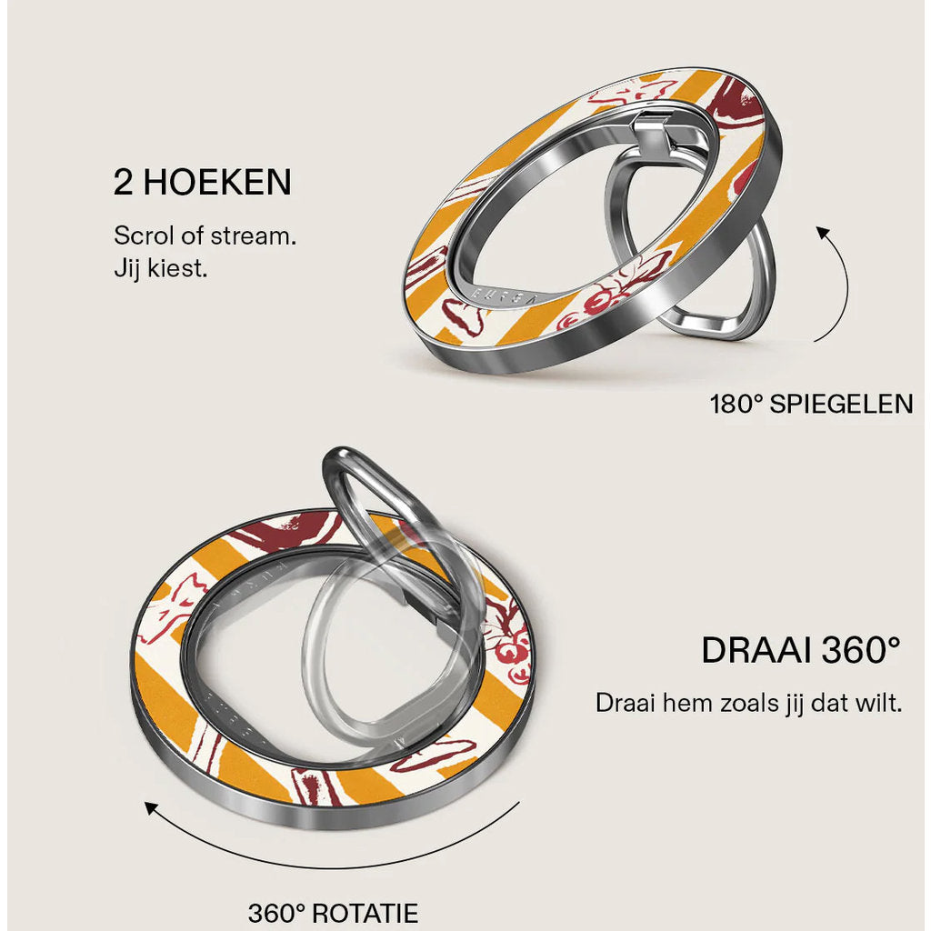 Burga MagSafe Ring Holder Silver - Buona Sera