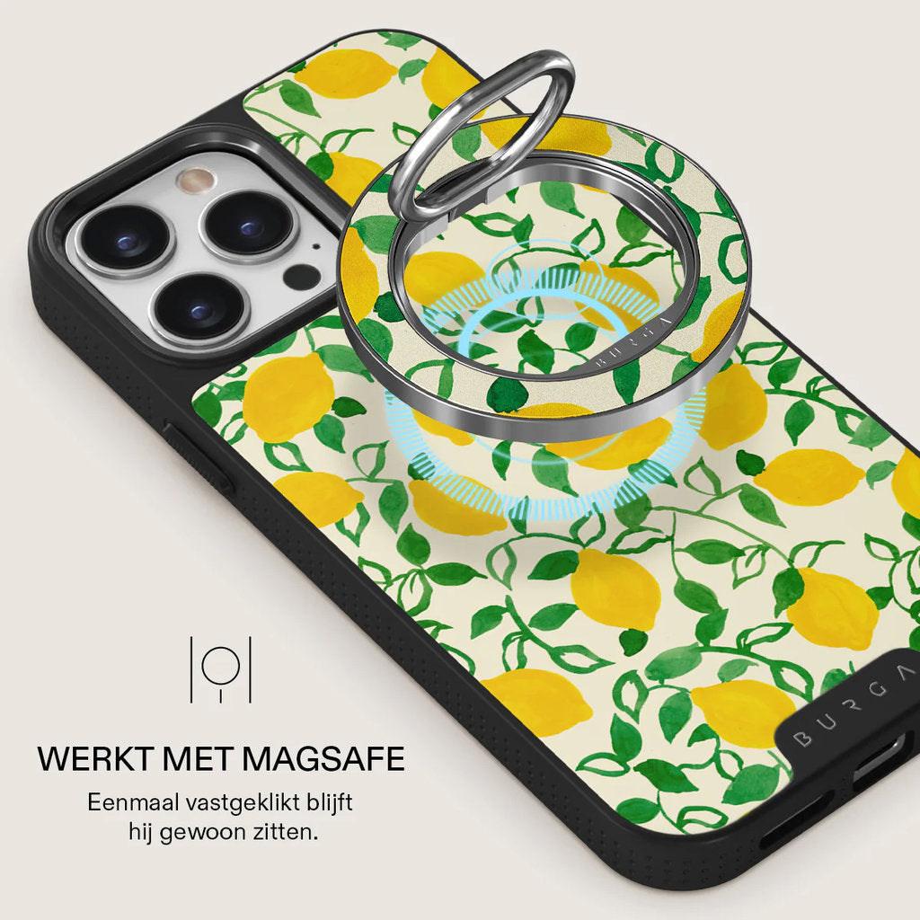 Burga MagSafe Ring Holder Silver - Capri