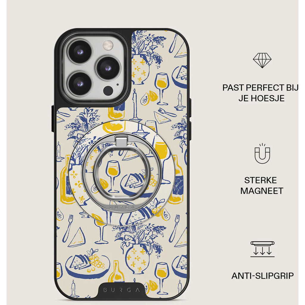 Burga MagSafe Ring Holder Silver - Couvert