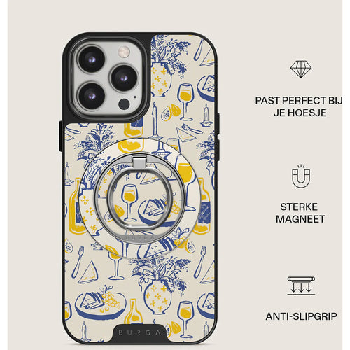 Burga MagSafe Ring Holder Silver - Couvert