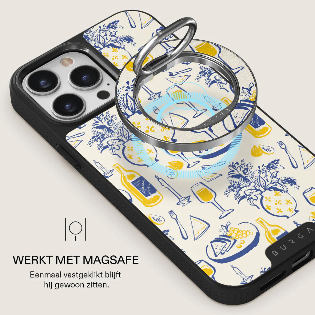 Burga MagSafe Ring Holder Silver - Couvert