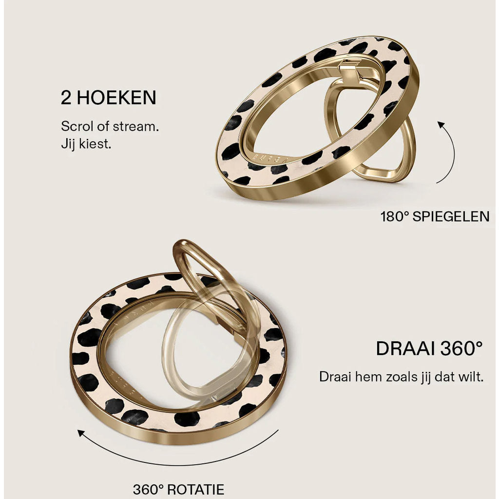 Burga MagSafe Ring Holder Gold - Almond Latte