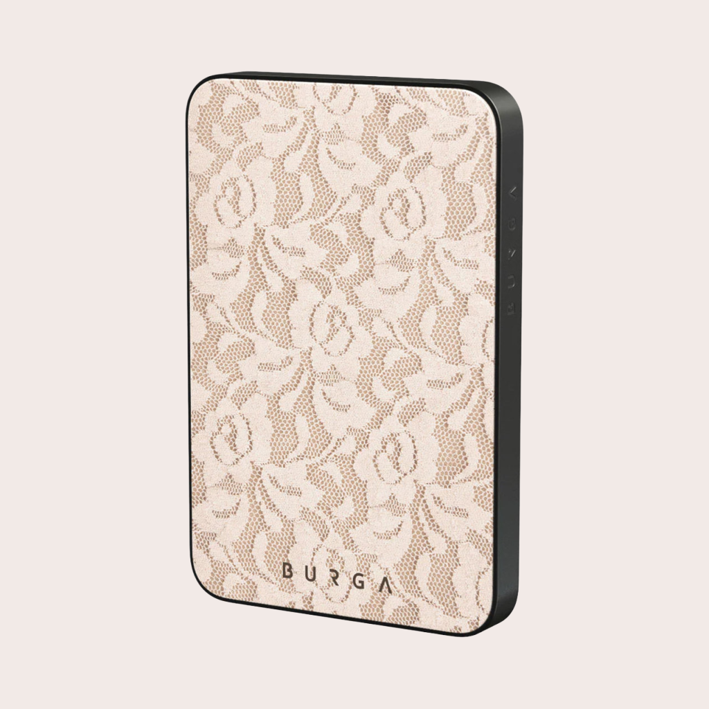 Burga SLIM Magnetic Powerbank 5000 mAh Gun Metal - Gone Country