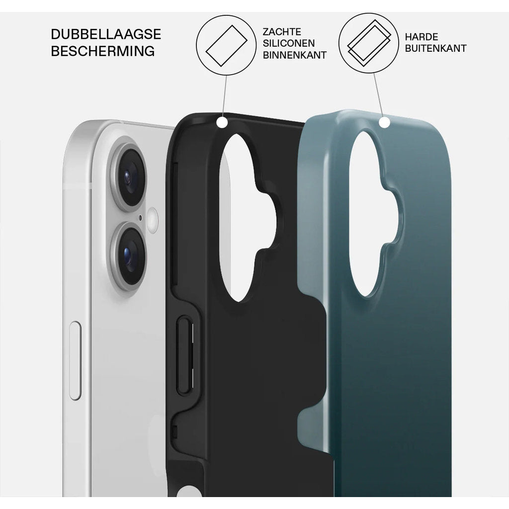 Burga Tough MagSafe Case Apple Iphone 16 - Black Hole