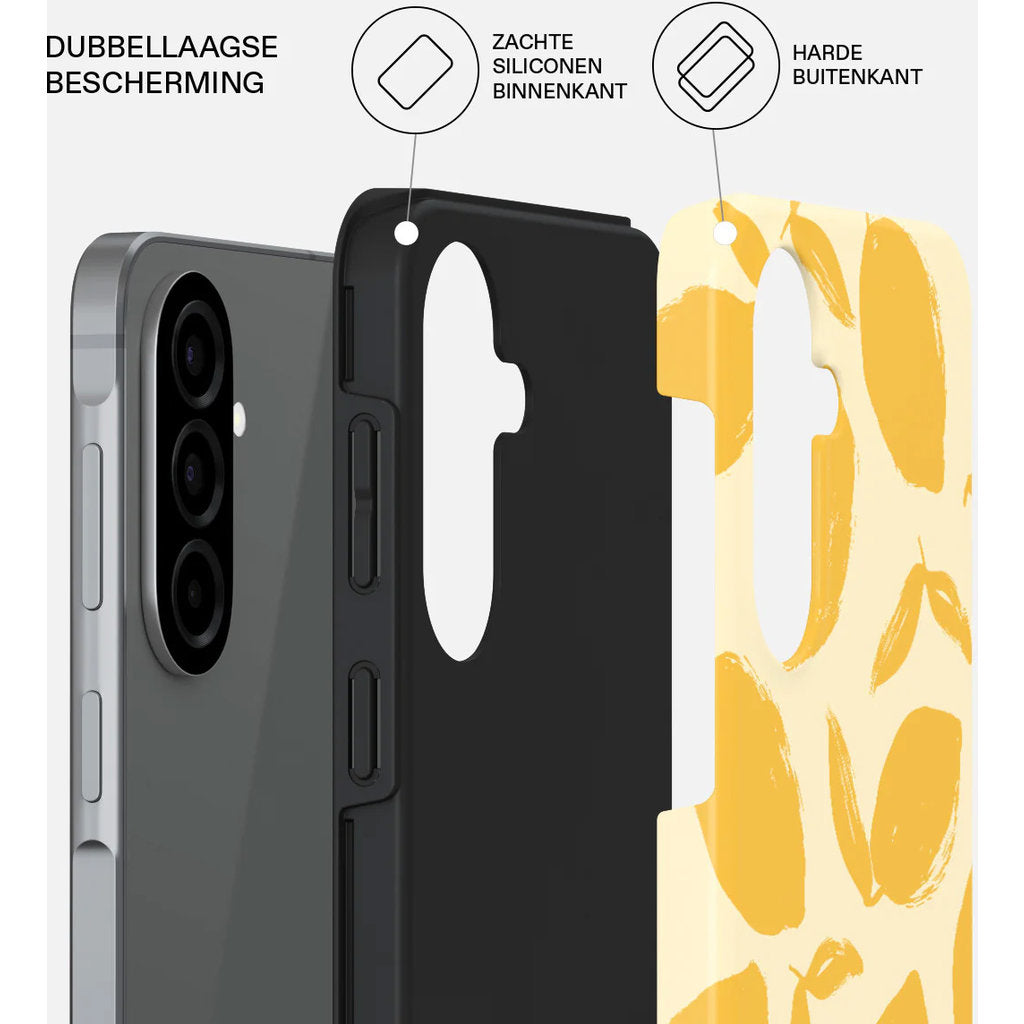 Burga Tough Case Samsung Galaxy A57 - Lemon Tart