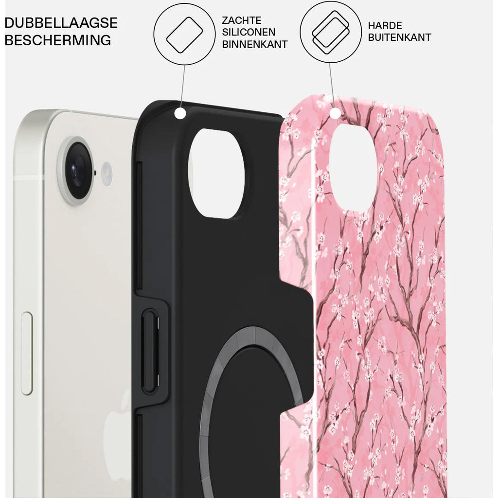 Burga Tough Magsafe Case Apple iPhone 17e/16e - Sakura