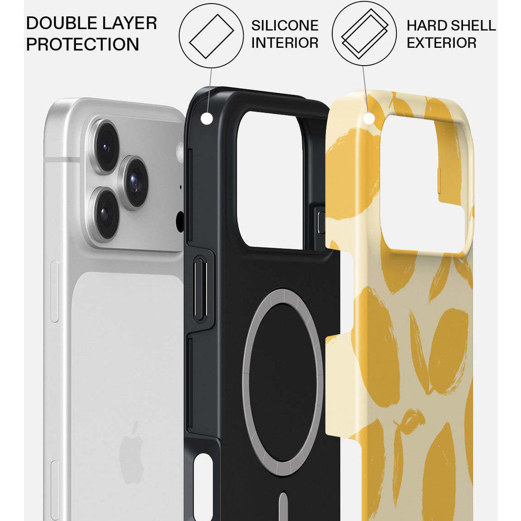 Burga Tough MagSafe Case Apple iPhone 18 Pro - Lemon Tart