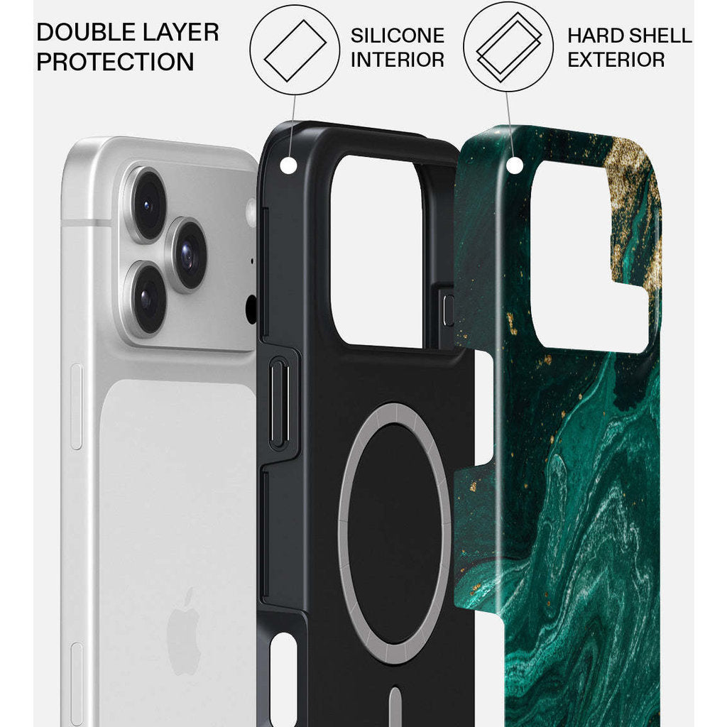 Burga Tough MagSafe Case Apple iPhone 18 Pro - Emerald Pool