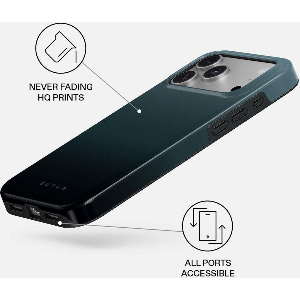 Burga Tough MagSafe Case Apple iPhone 18 Pro - Black Hole
